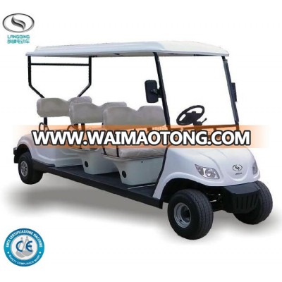 4 wheel electric golf car cheap price club car with 6 seater